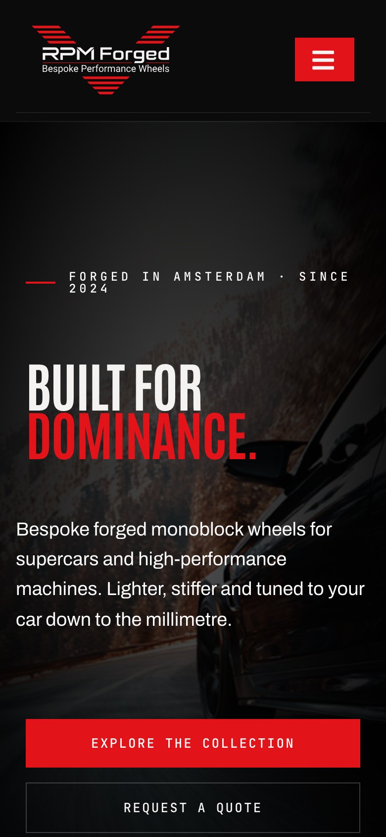 RPM Forged, mobiel